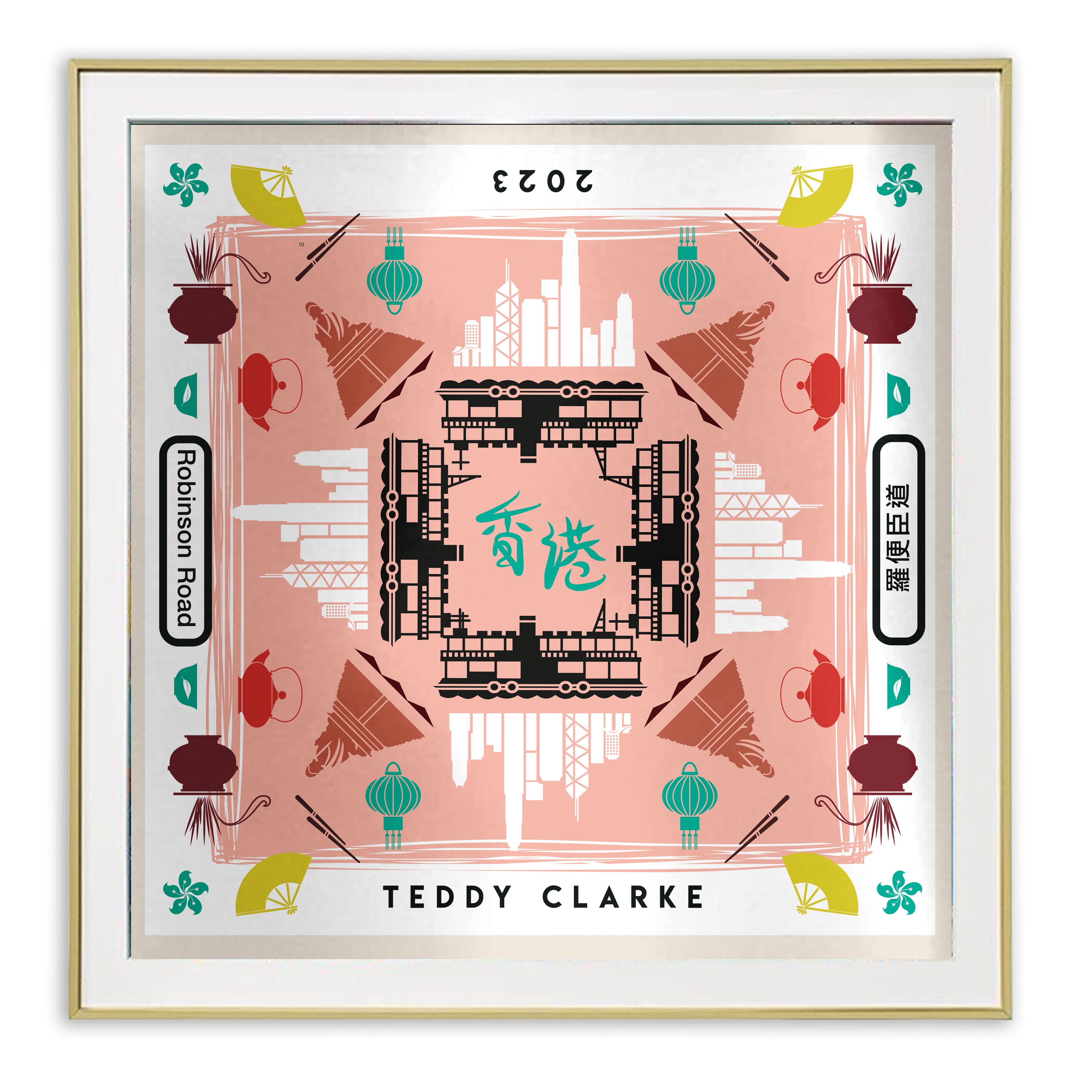 Hong Kong Love Silk Scarf