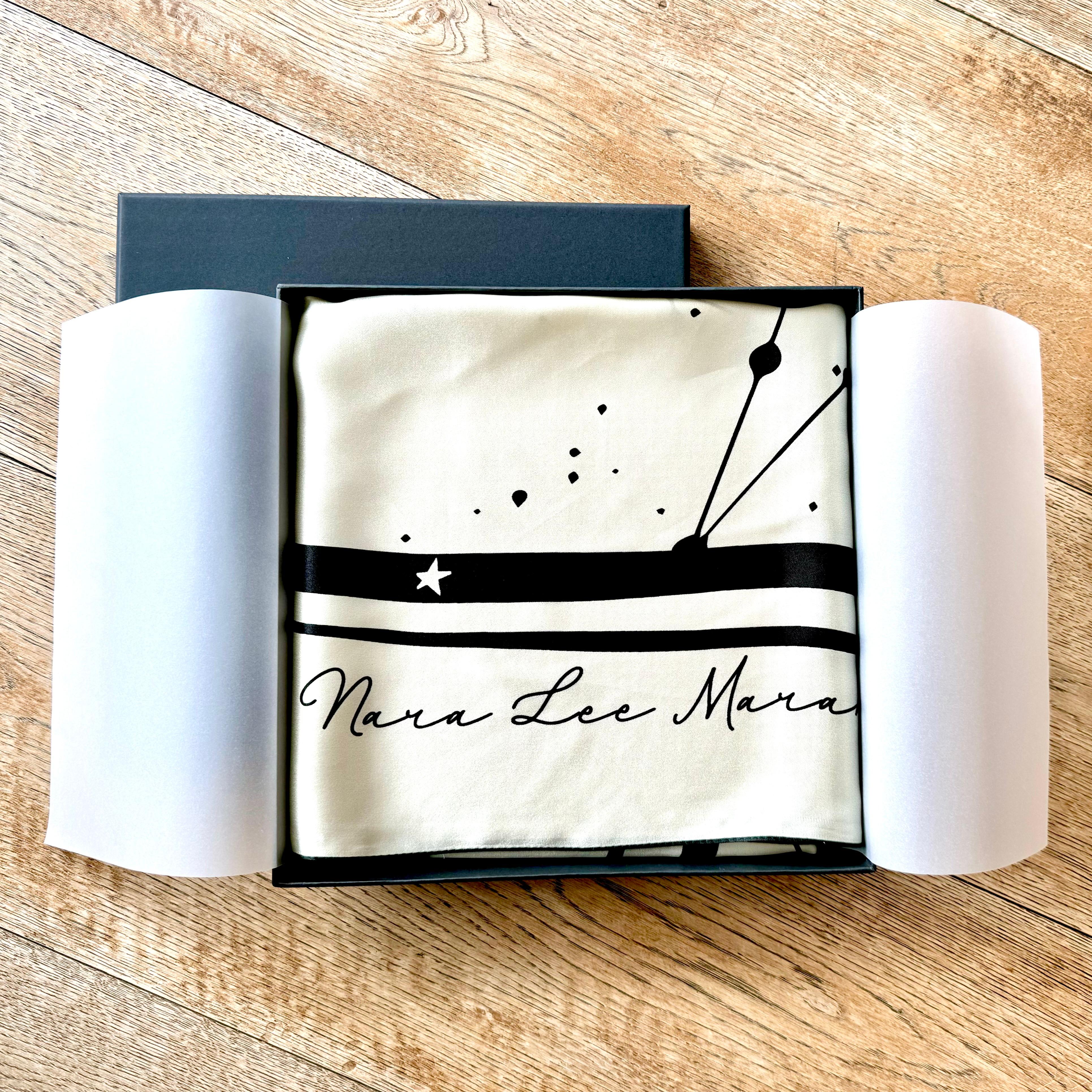 Star Map Silk Scarf