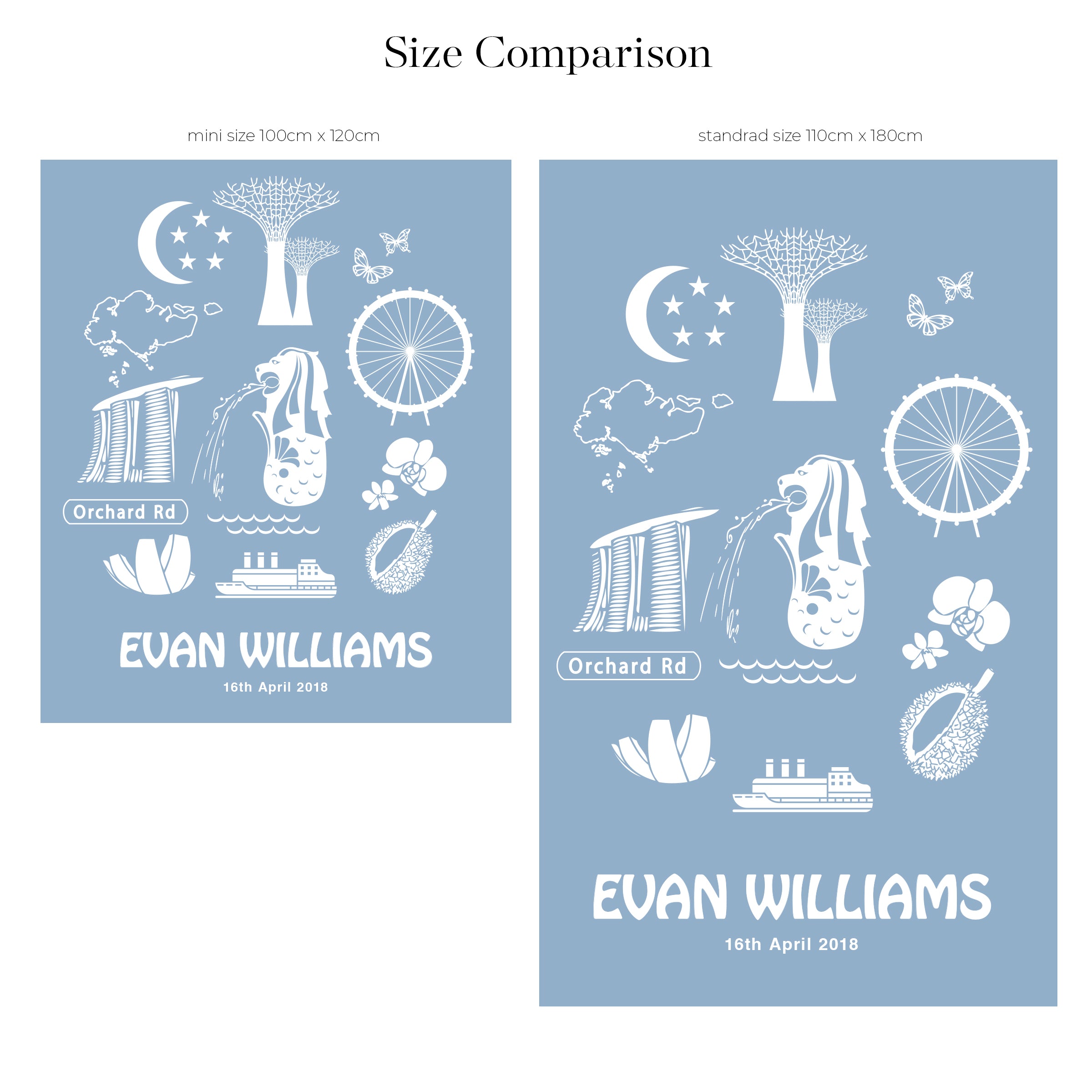 Singapore Love Blanket