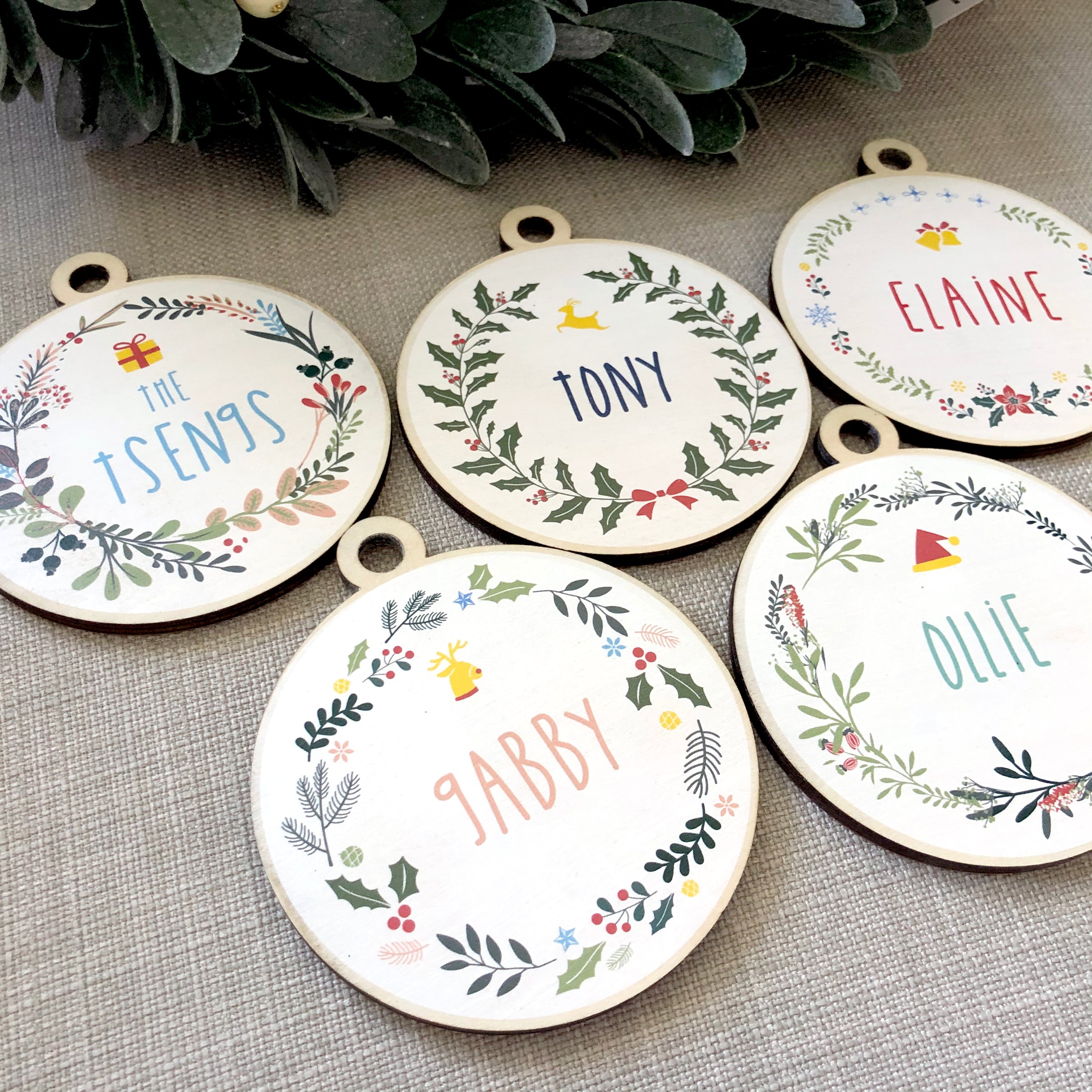 Snowy Wreath Set