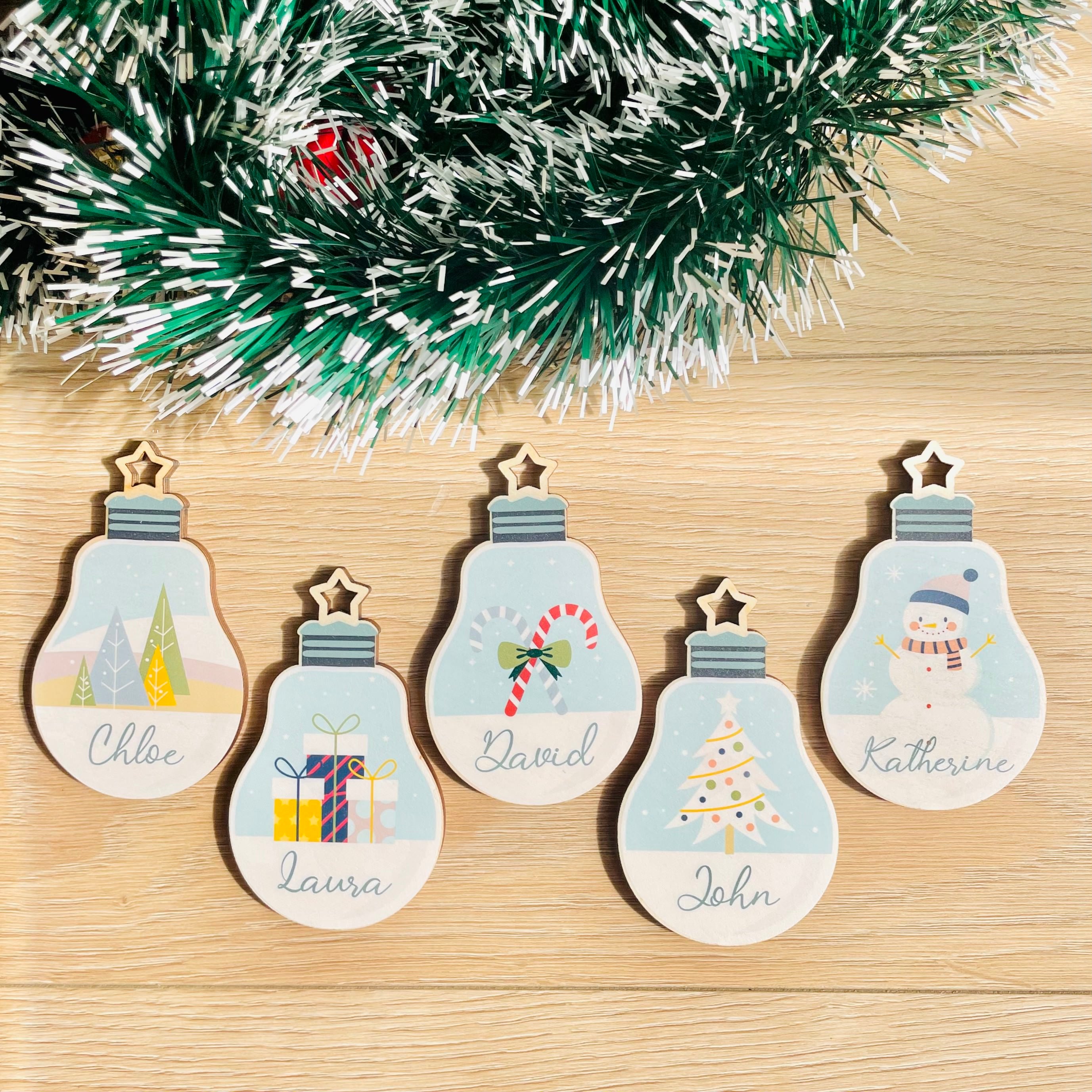 Christmas Lightbulbs Set