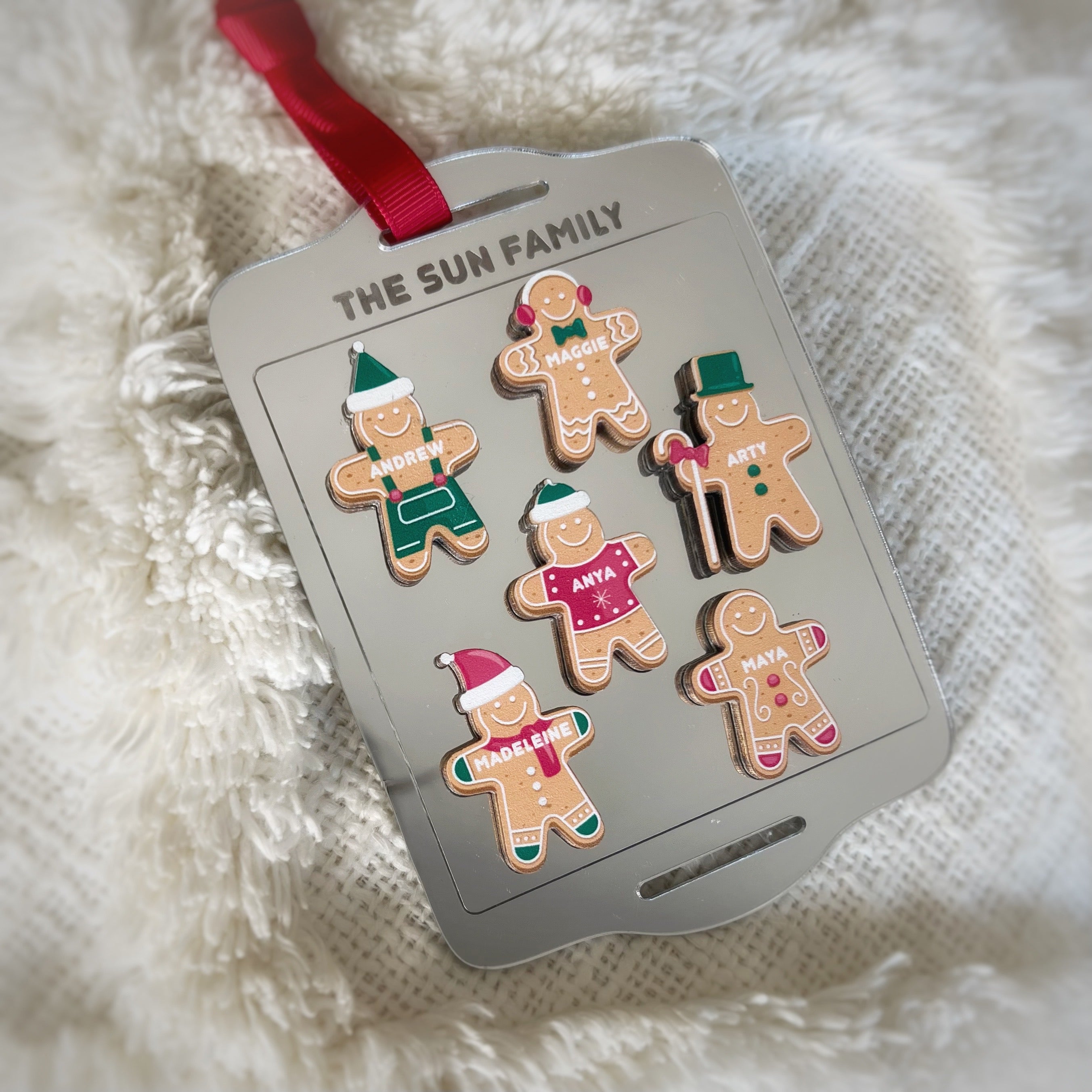 Gingerbread Family Ornament