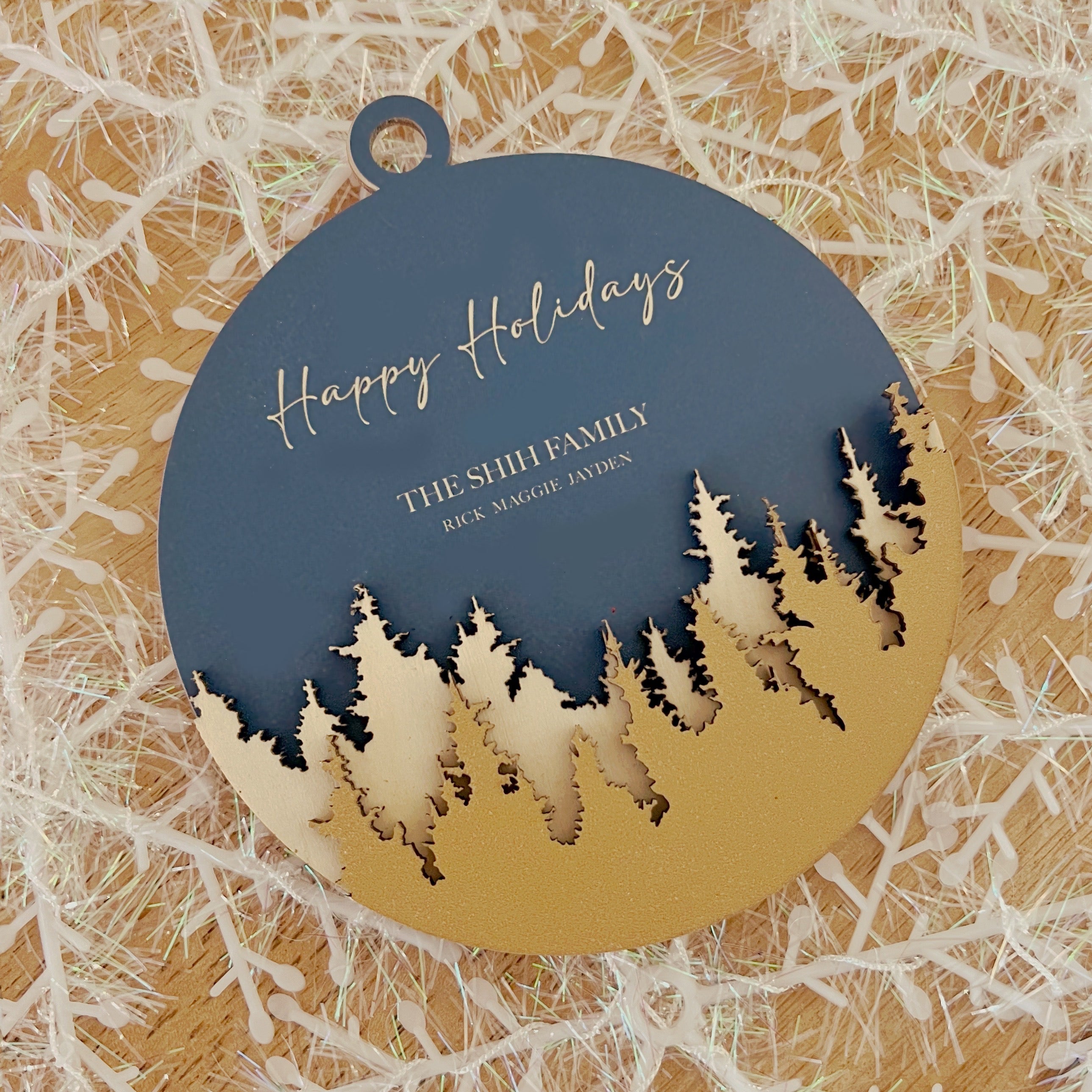 Woodland Family Ornament