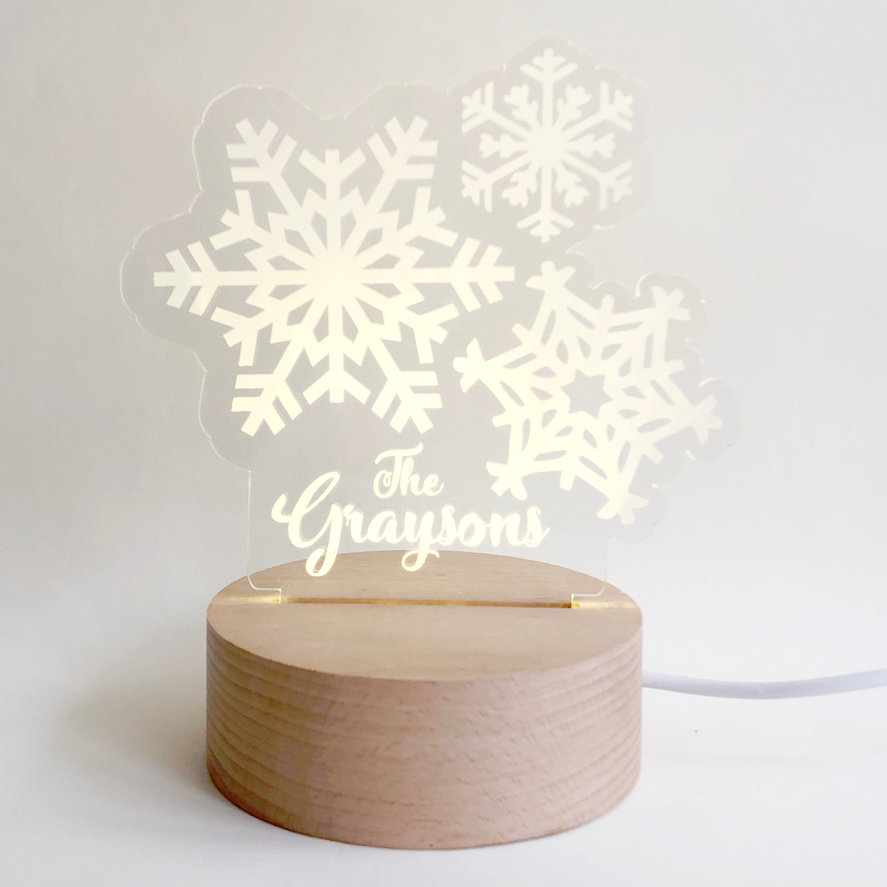 Snowflakes Nightlight