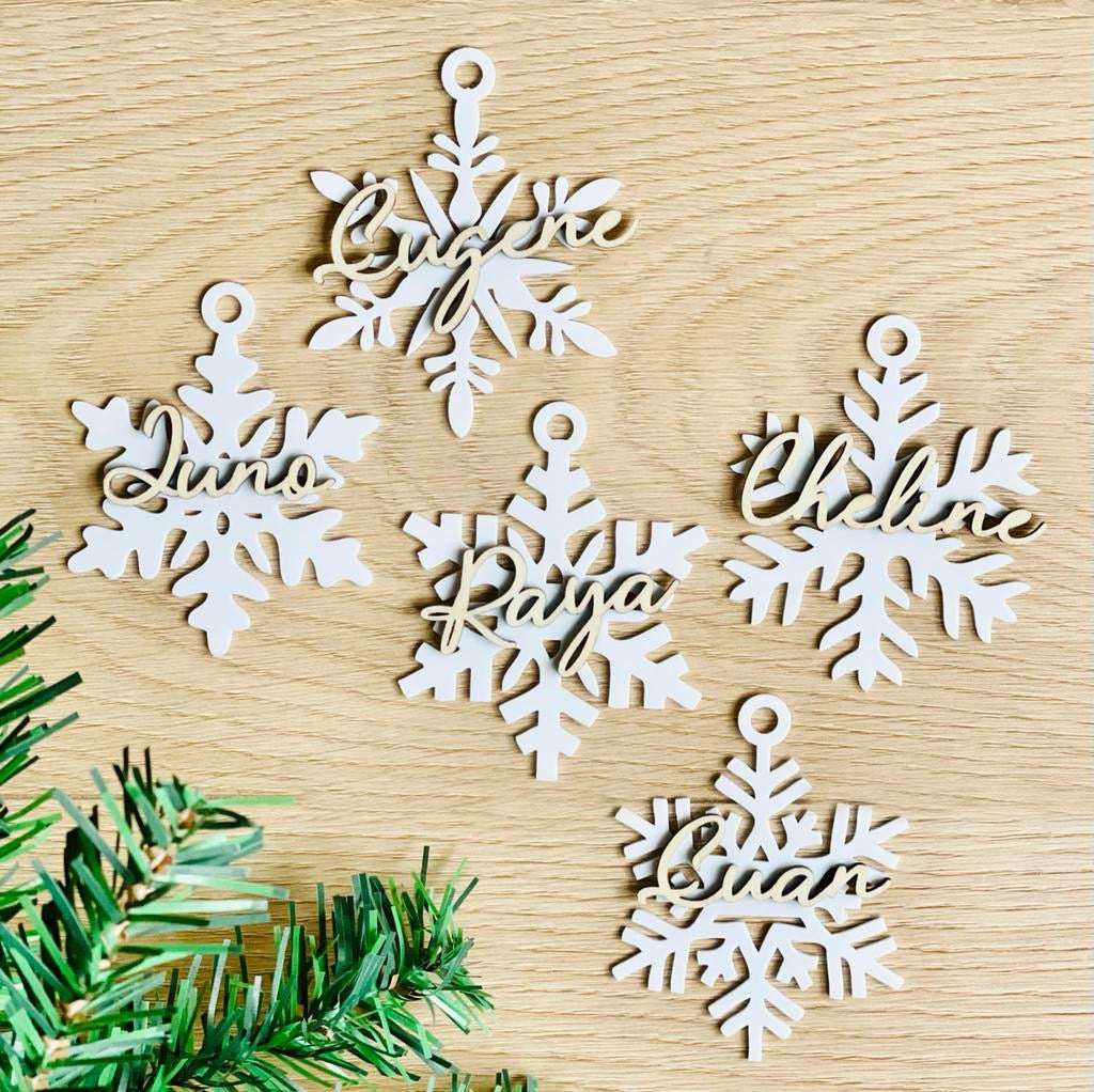 White Snowflakes Set