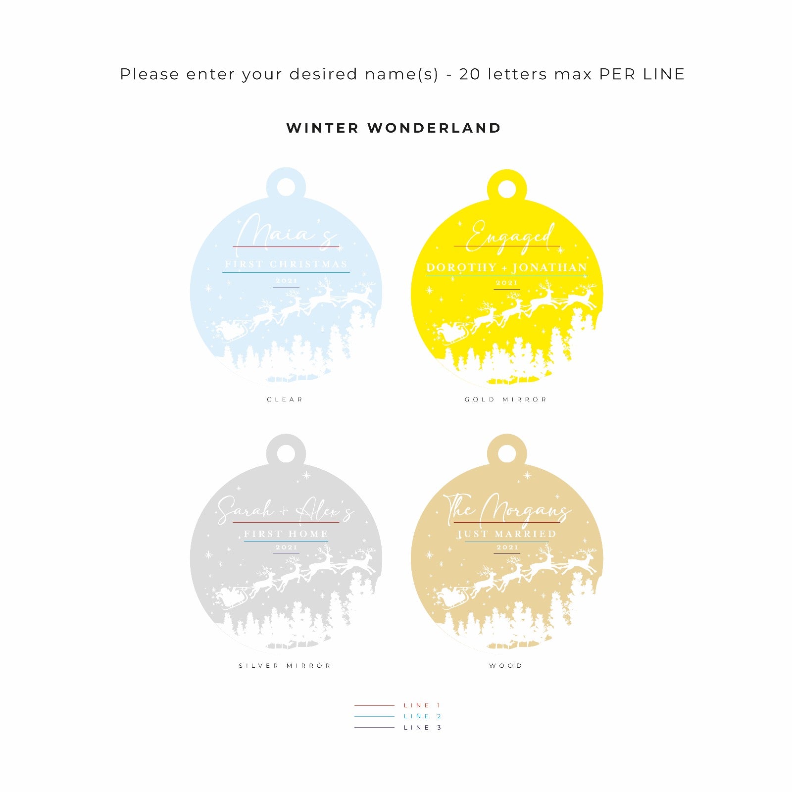 Winter Wonderland Milestone Ornament