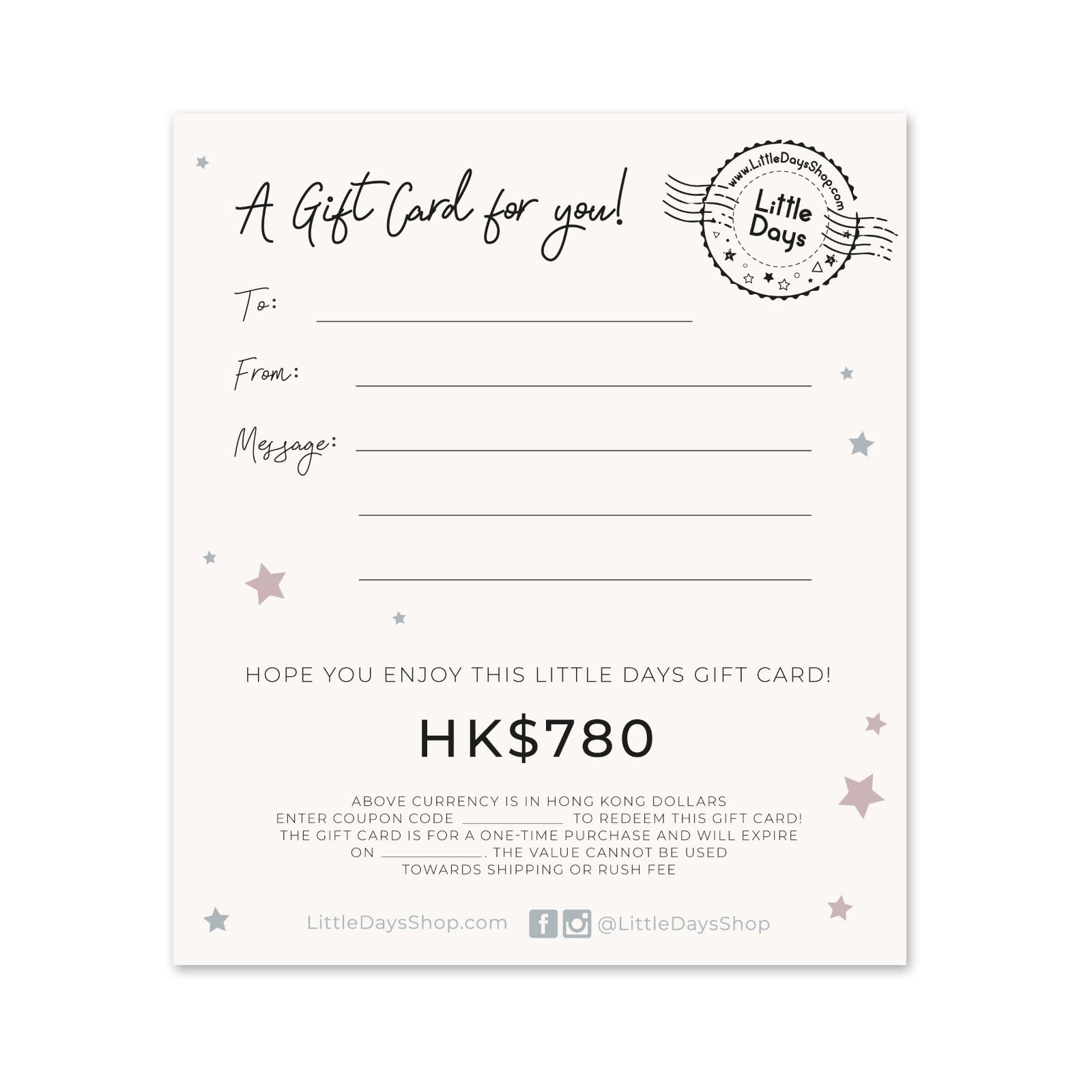 Little Days eGift Card