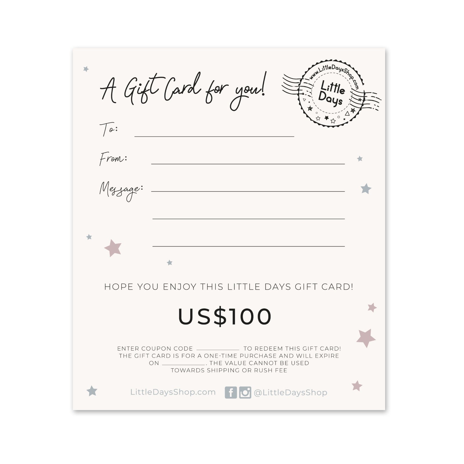 Little Days eGift Card