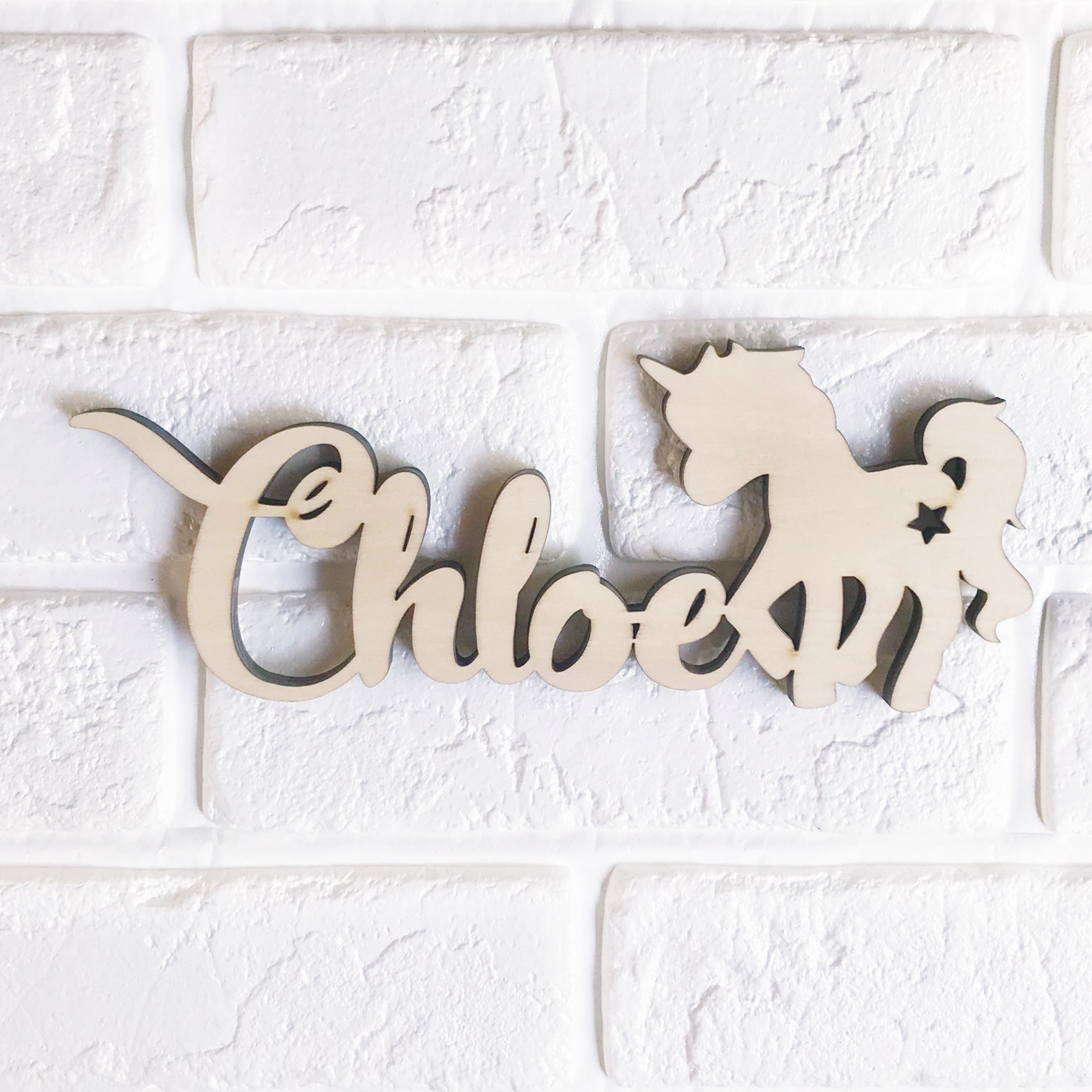 Unicorn Name Sign