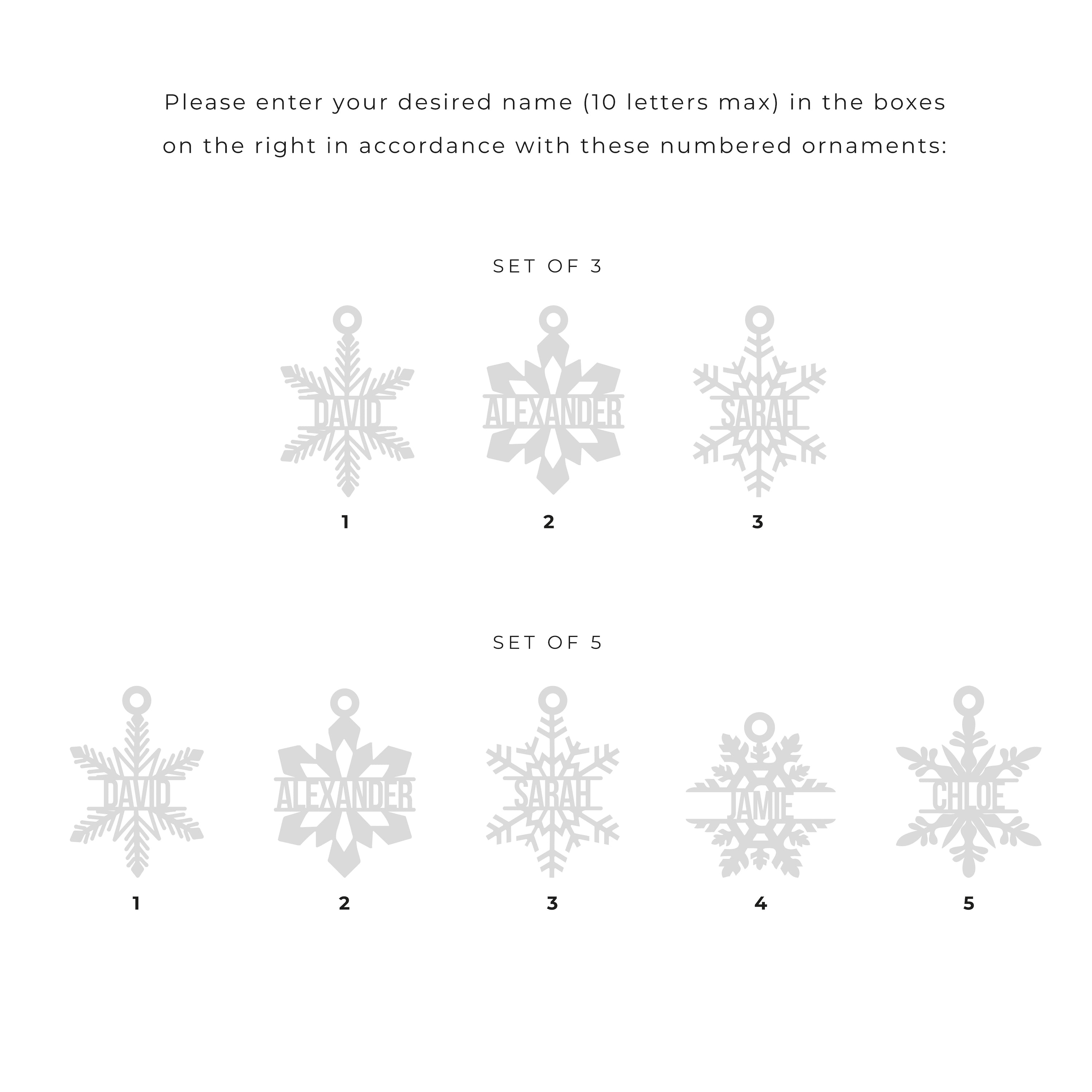 Snowflakes Set