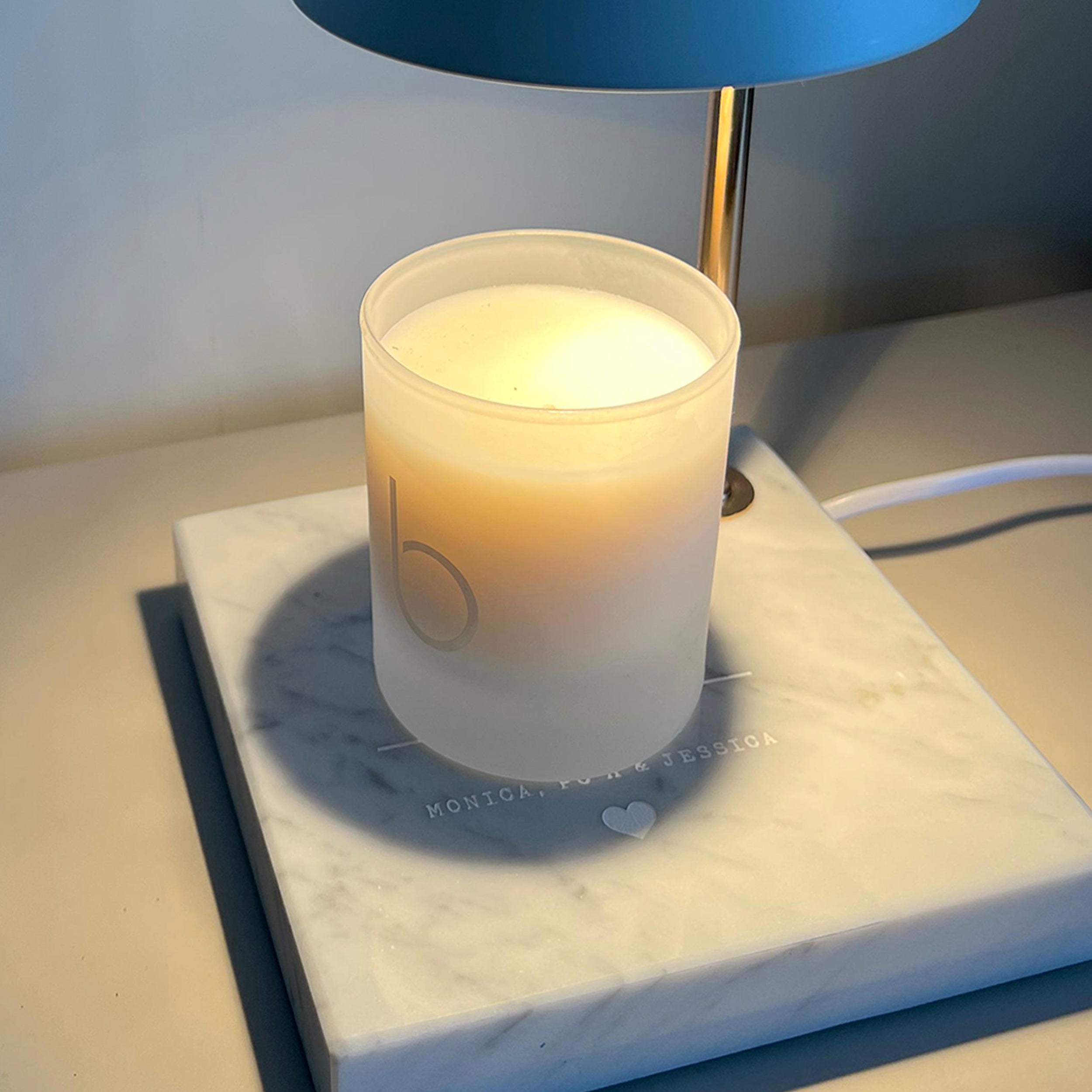 Marble Candle Warmer