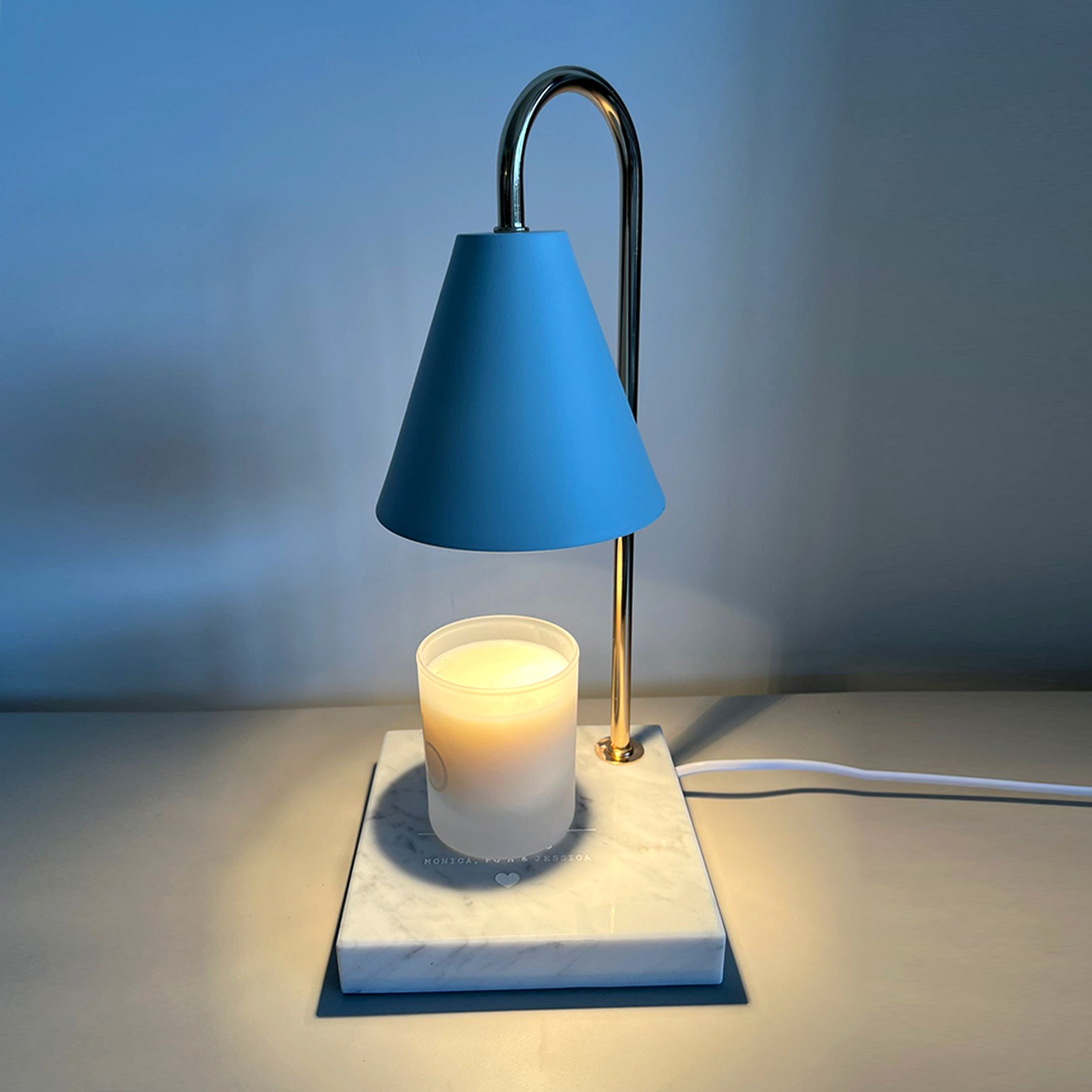 Marble Candle Warmer