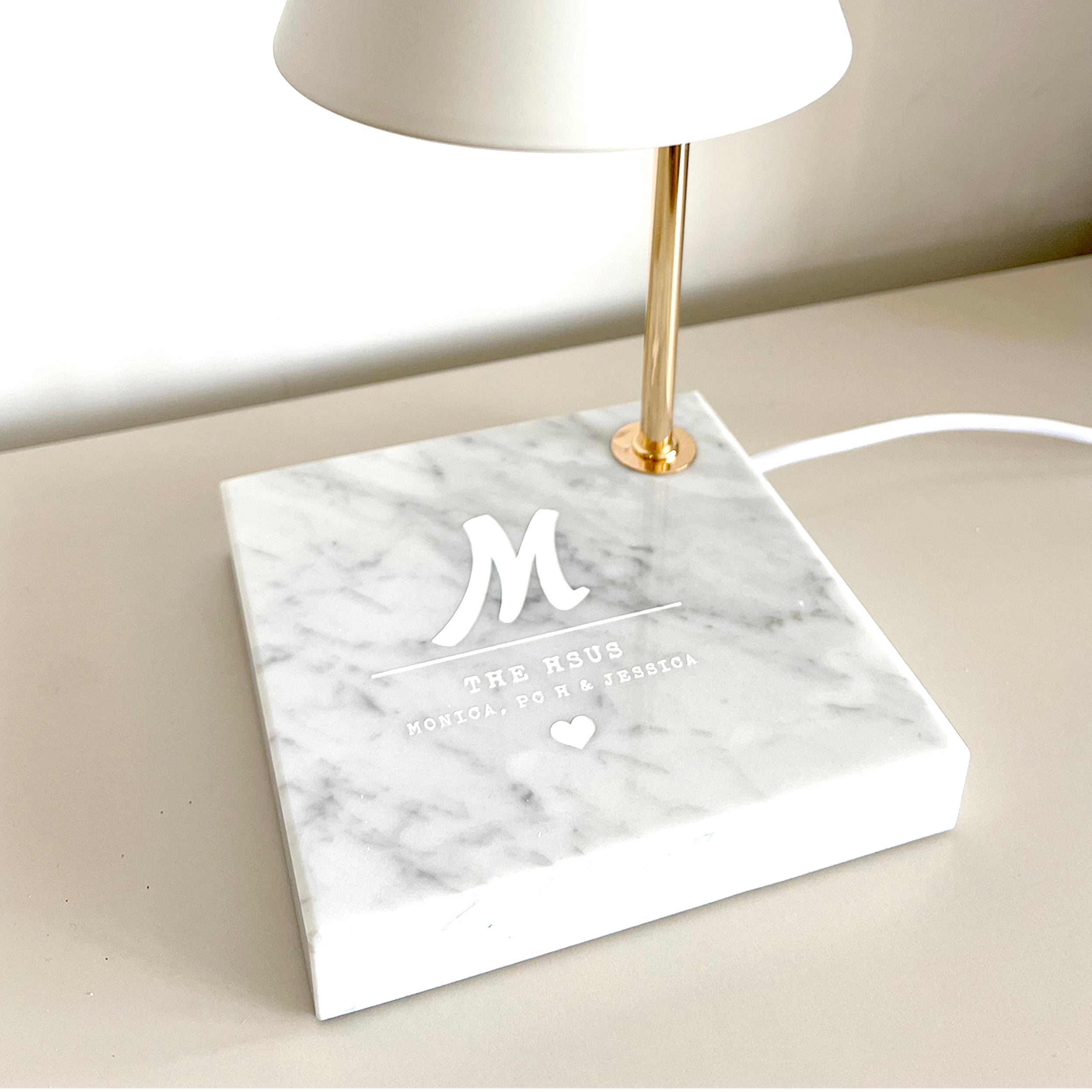 Marble Candle Warmer