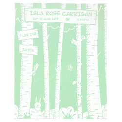 Forest Friends Announcement Blanket