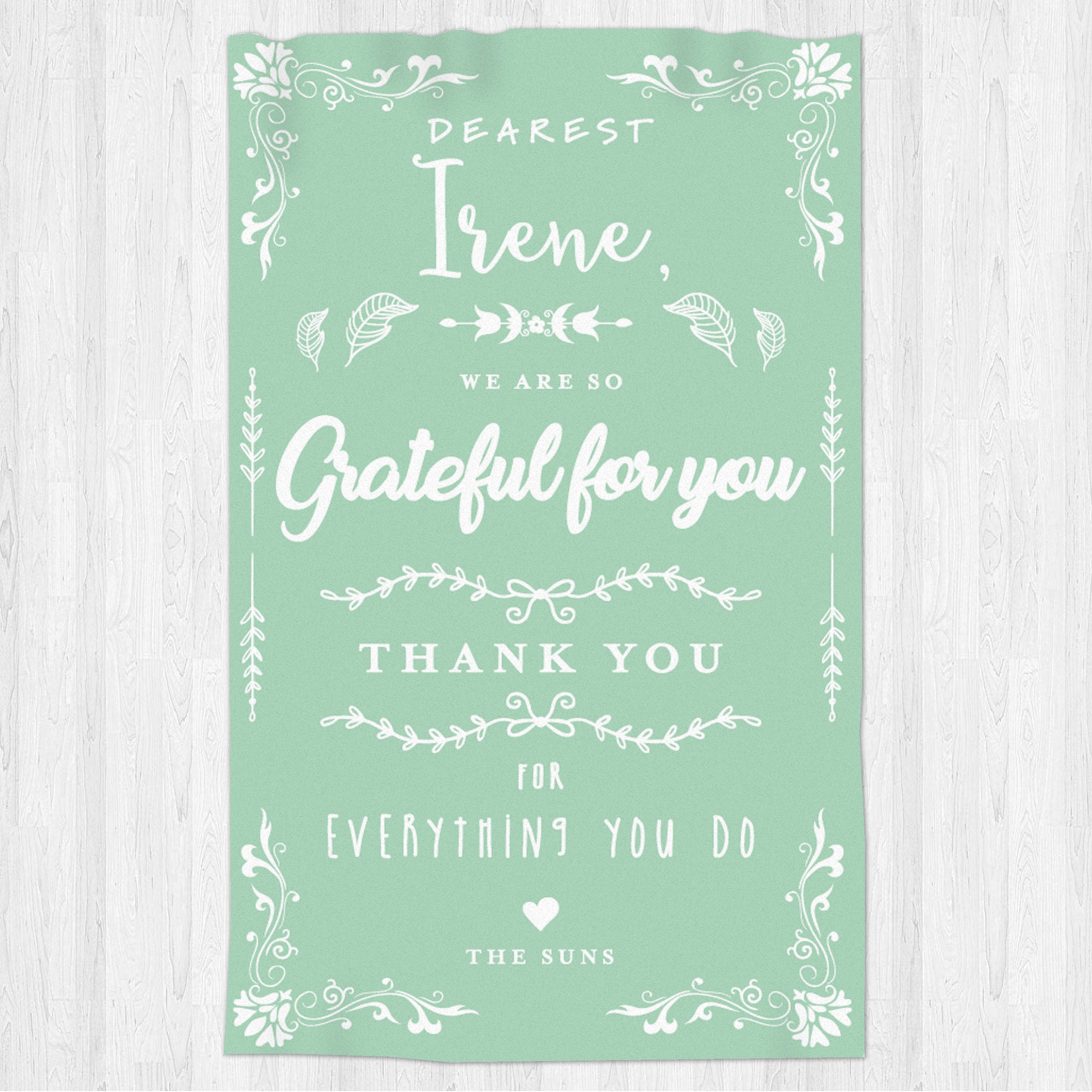 Grateful For You Blanket