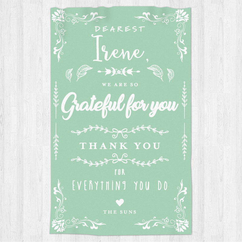 Grateful For You Blanket