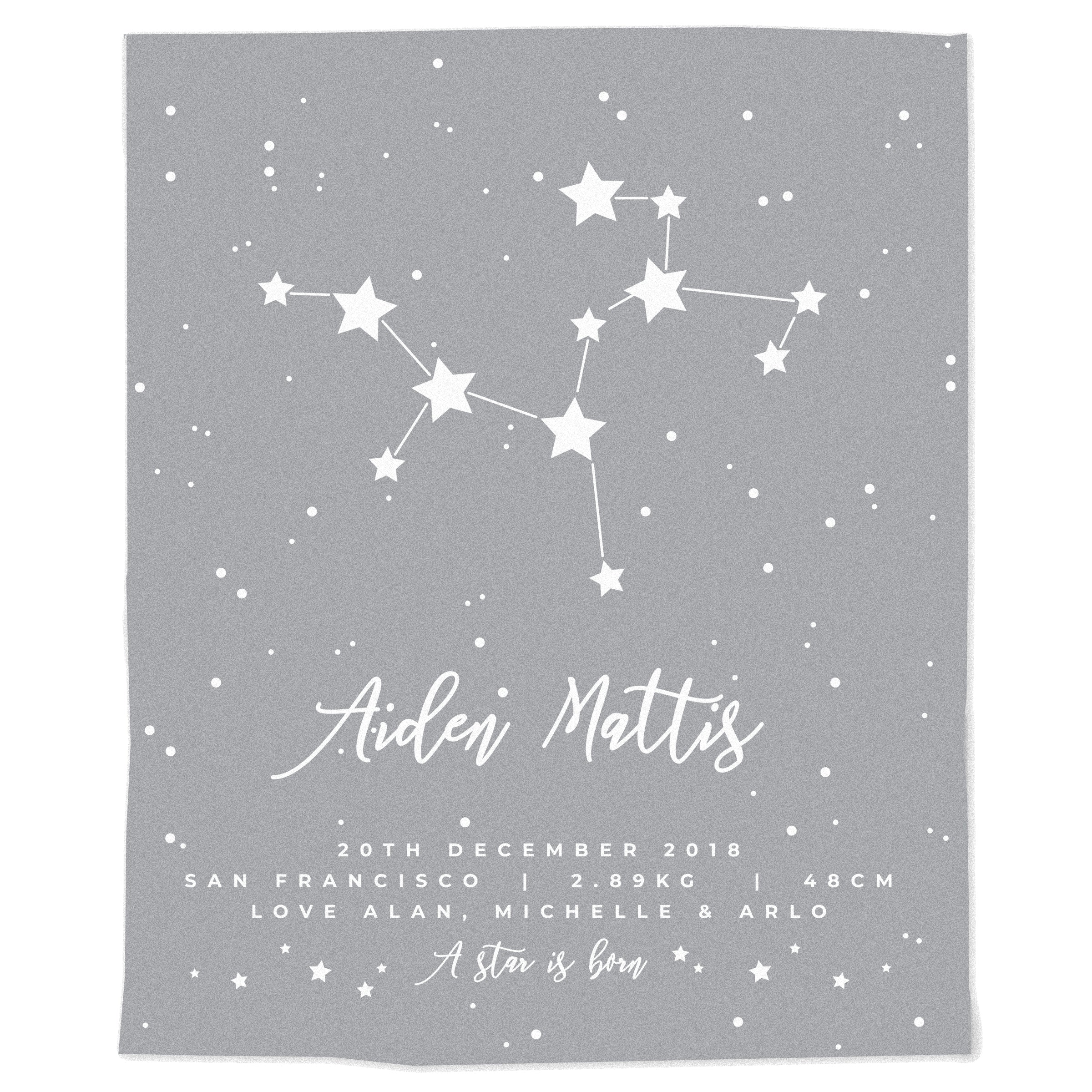 Constellation Announcement Blanket