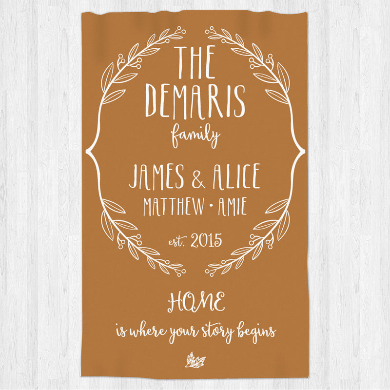 Family Love Blanket