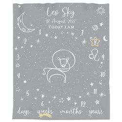 Zodiac Milestone Blanket