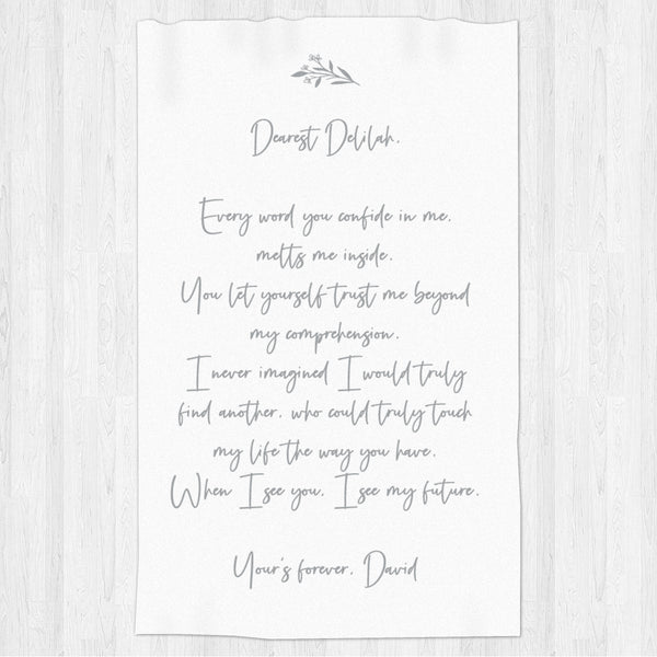 Love Letter Blanket