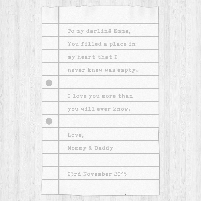 Notebook Blanket