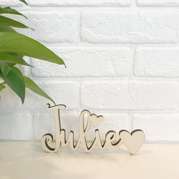 Heartful Name Sign