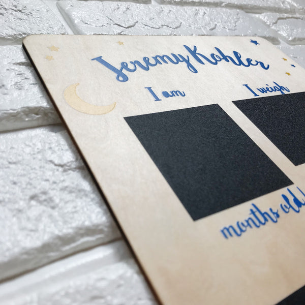 Moon & Stars UV Milestone Board
