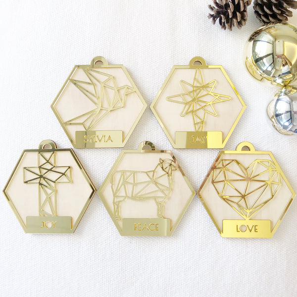 Modern Nativity Set