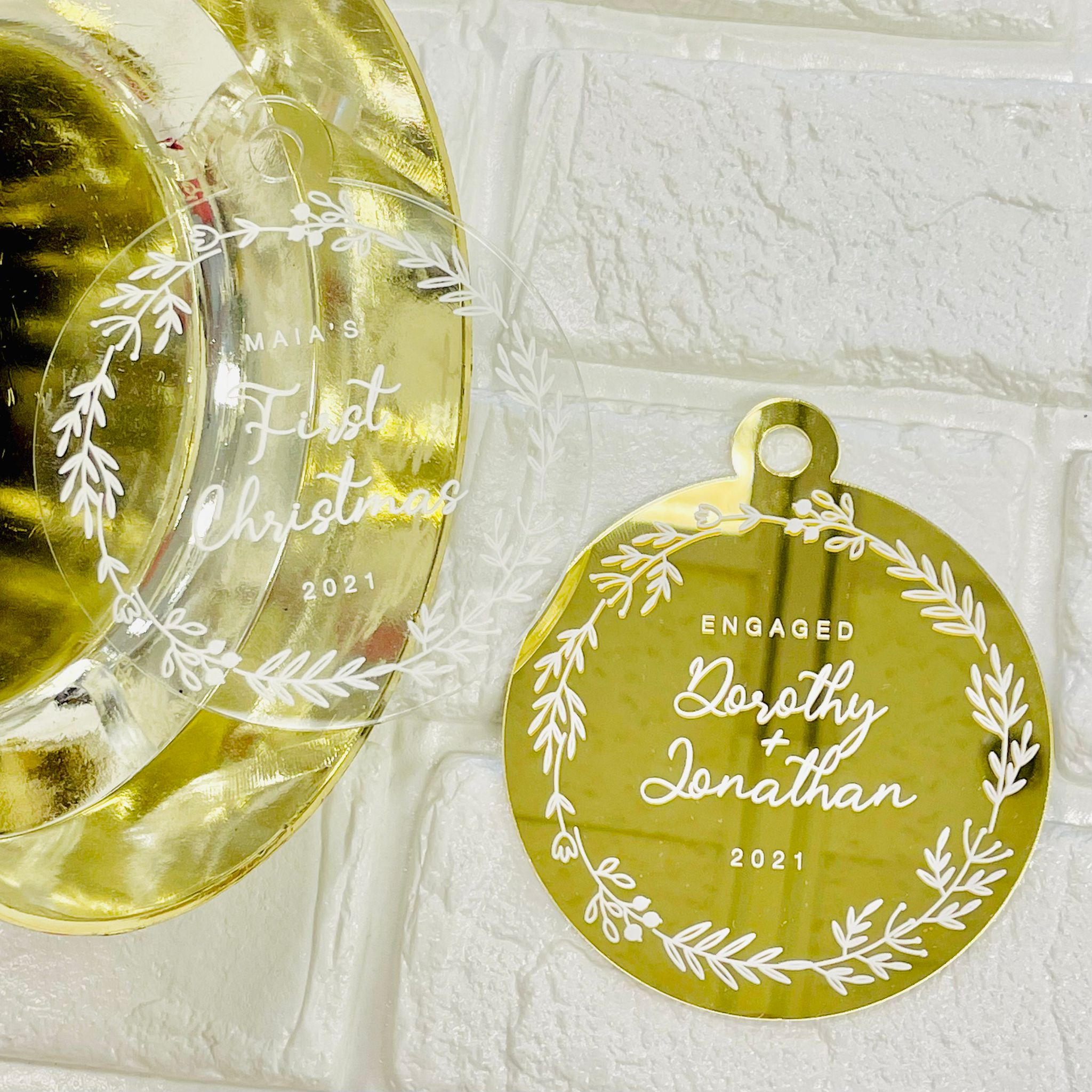 Laurel Wreath Milestone Ornament