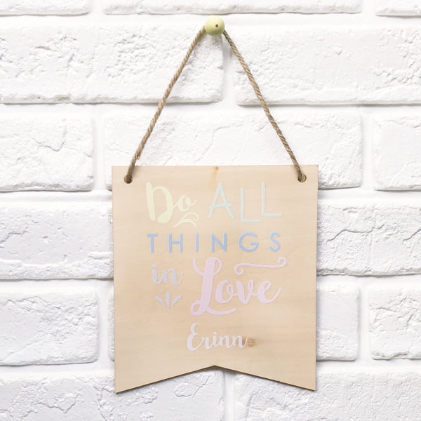 Love Name Flag